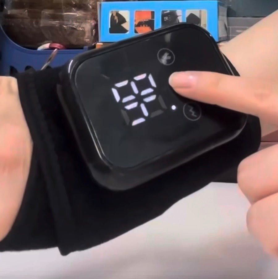 מערכת עיסוי וחימום לשורש כף היד